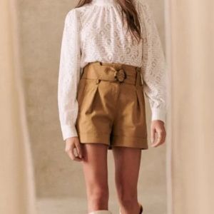Sezane Rome Shorts - Camel
